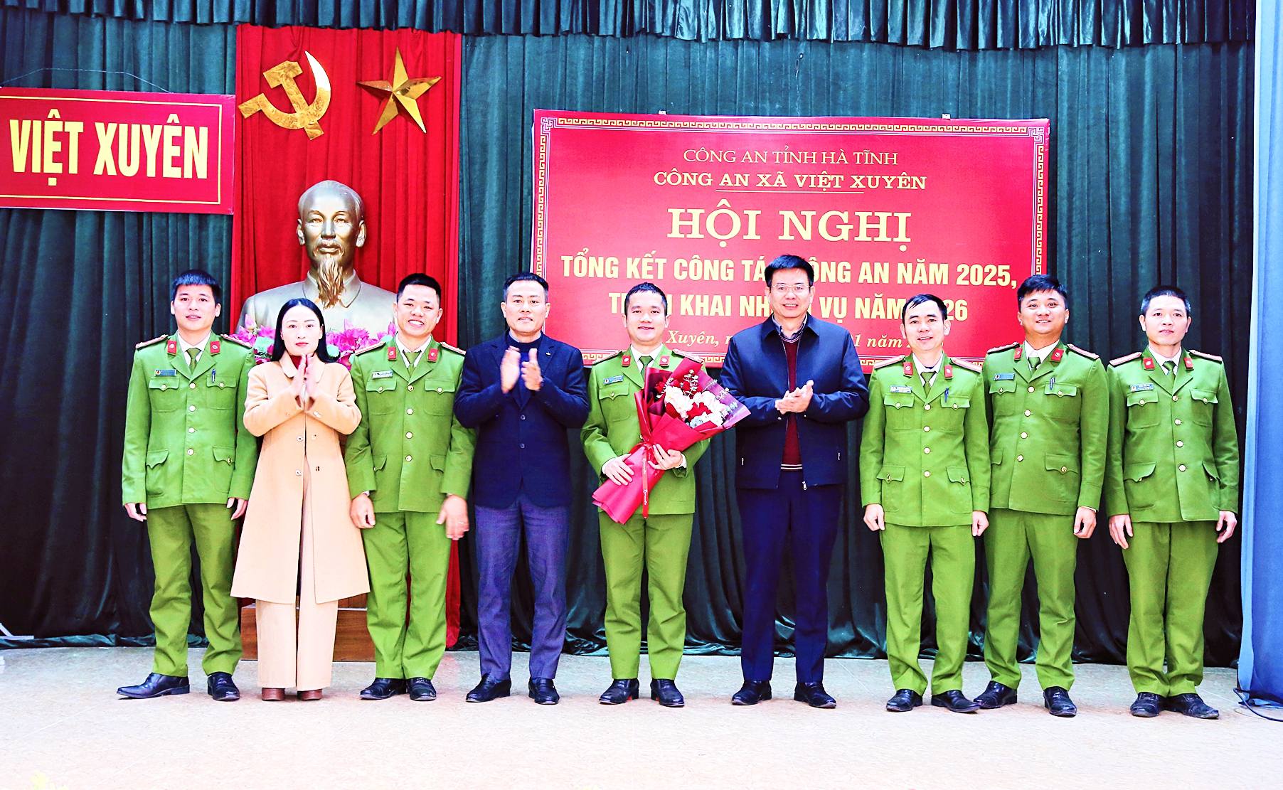 CÔNG AN XÃ VIỆT XUYÊN TỔNG KẾT CÔNG TÁC NĂM 2025, TRIỂN KHAI NHIỆM VỤ NĂM 2026