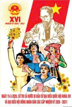 Hướng tới cuộc bầu cử đại biểu Quốc hội khóa XVI và đại biểu HĐND các cấp nhiệm kỳ 2026-2031.