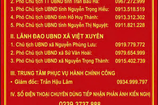 Thông báo công khai địa chỉ tiếp nhận phản ánh, kiến nghị về thủ tục hành chính 